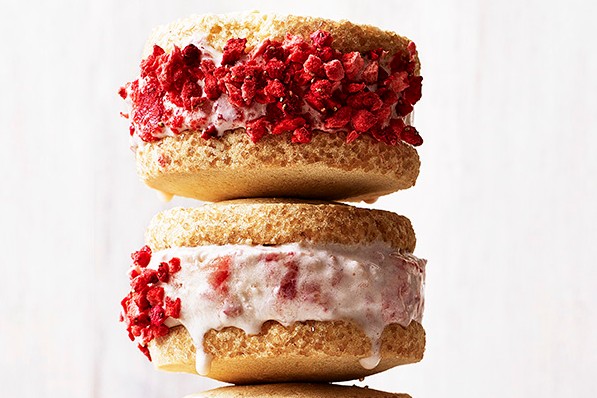 Strawberry Shortcake Ice Cream Sandwiches Recipe