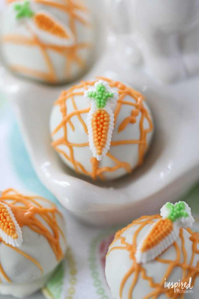 Carrot cake truffles for Easter