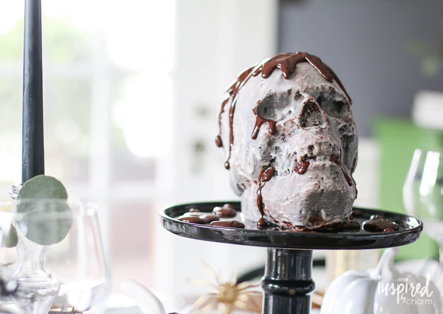 Chocolate Skull Cake