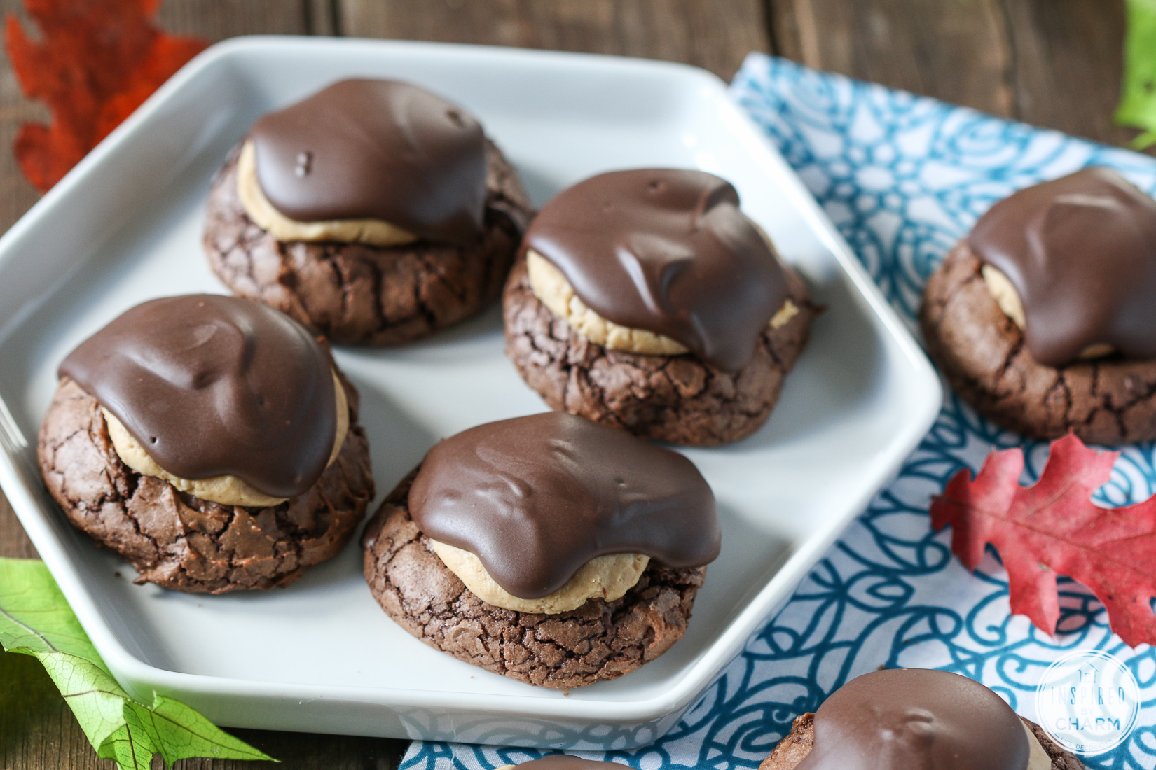 Buckeye Brownie Cookies