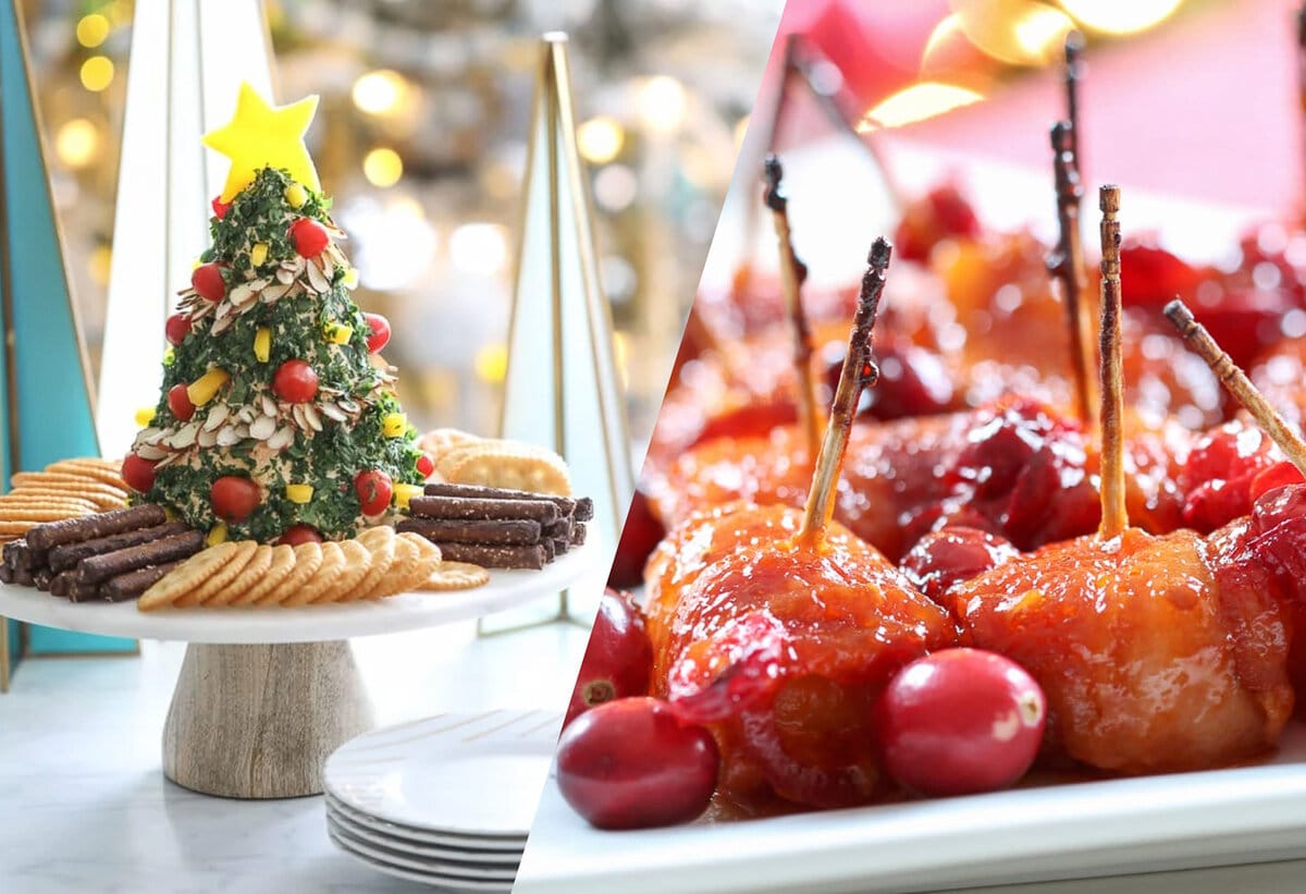 two christmas appetizers