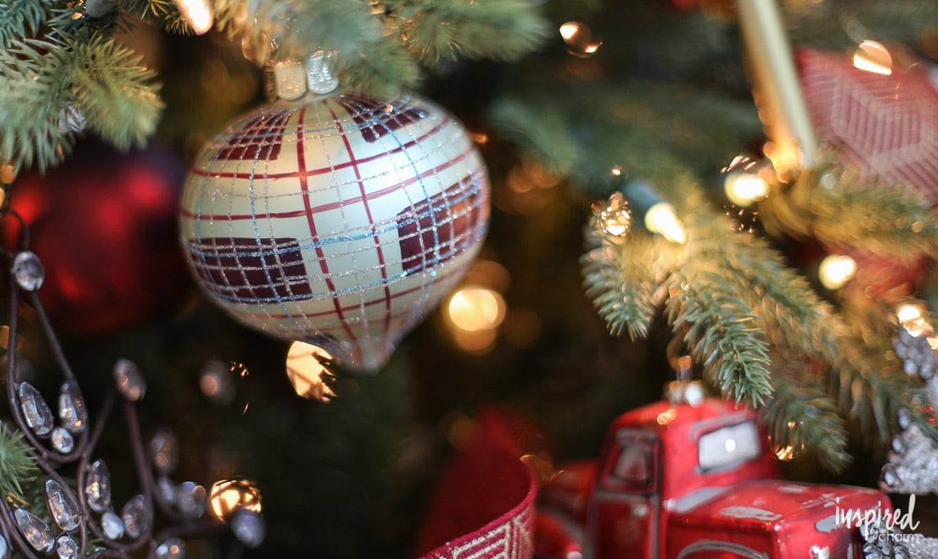 Ornament hanging in the tree