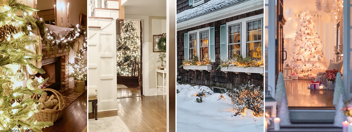 Magical Christmas home tours at night!