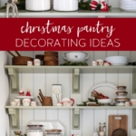 Christmas In my Bulter's Pantry #kitchen #christmas #decor #holiday #pantry #decorating #santamugs