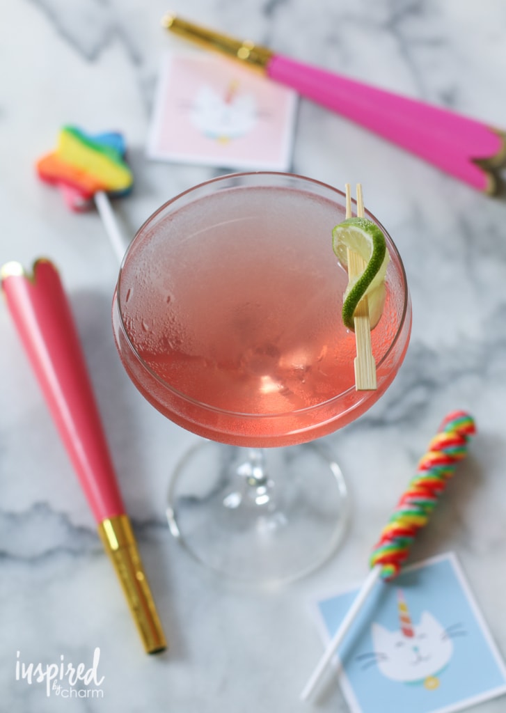 cosmo in martini glass