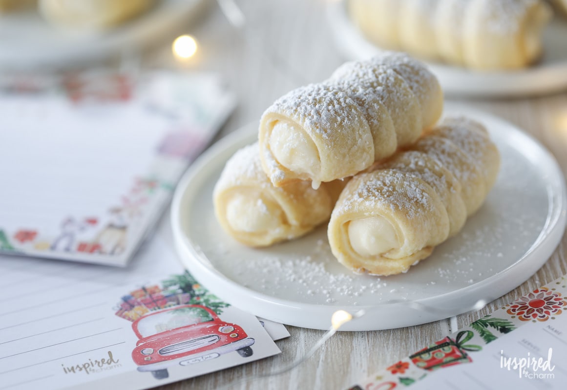 Cream Horn Cookie recipe for Christmas!