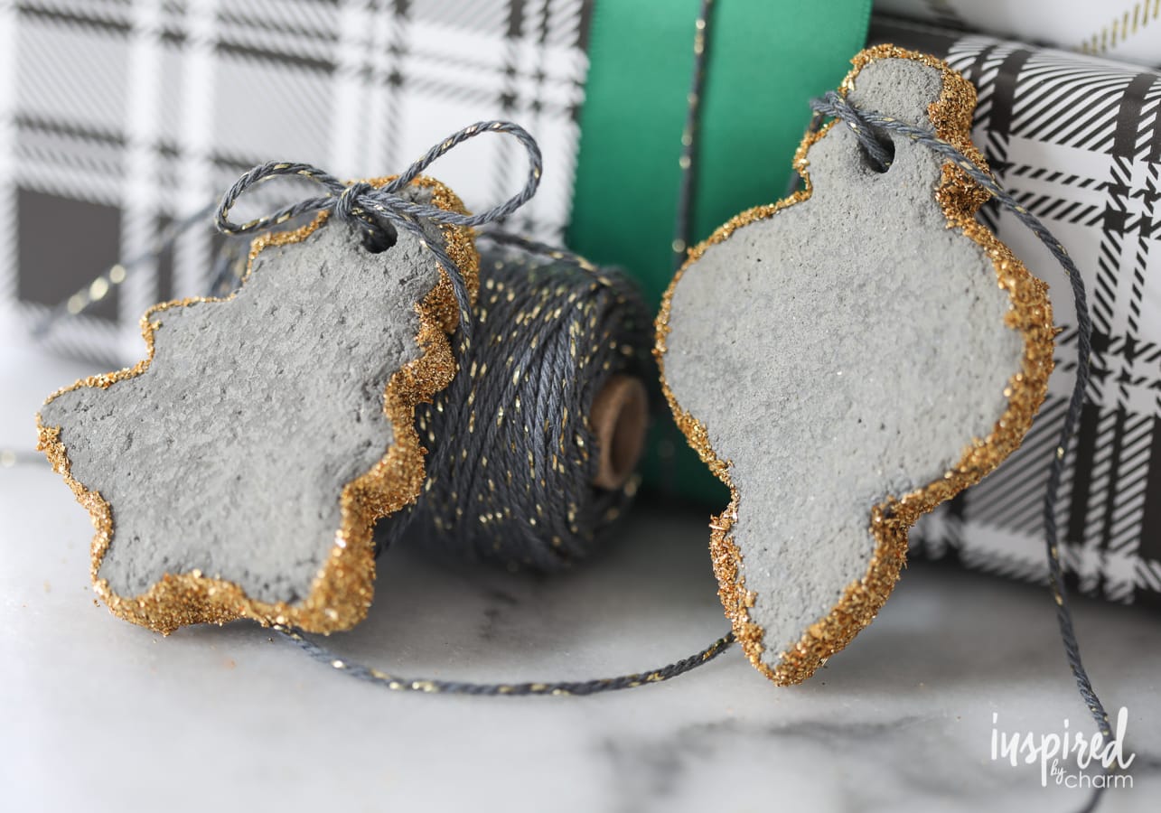 DIY Concrete Ornaments