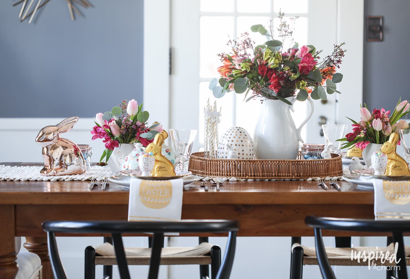Easter Entertaining Ideas | Spring Tablescape and Easter Basket Tips