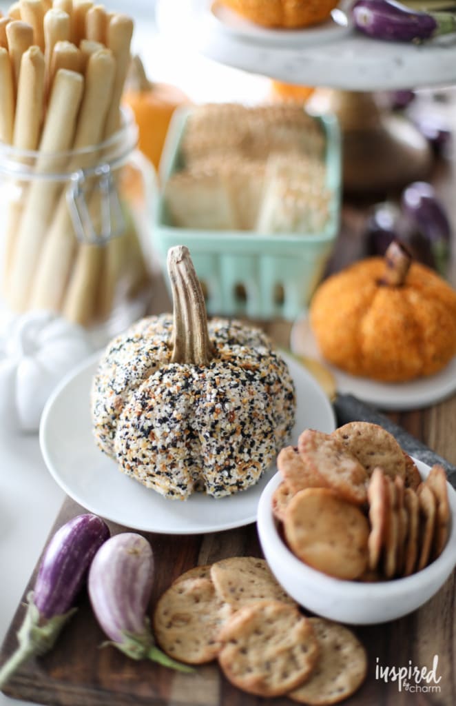 Everything Bagel Cheeseball and Sun-Dried Tomato Cheeseball | Inspired by Charm