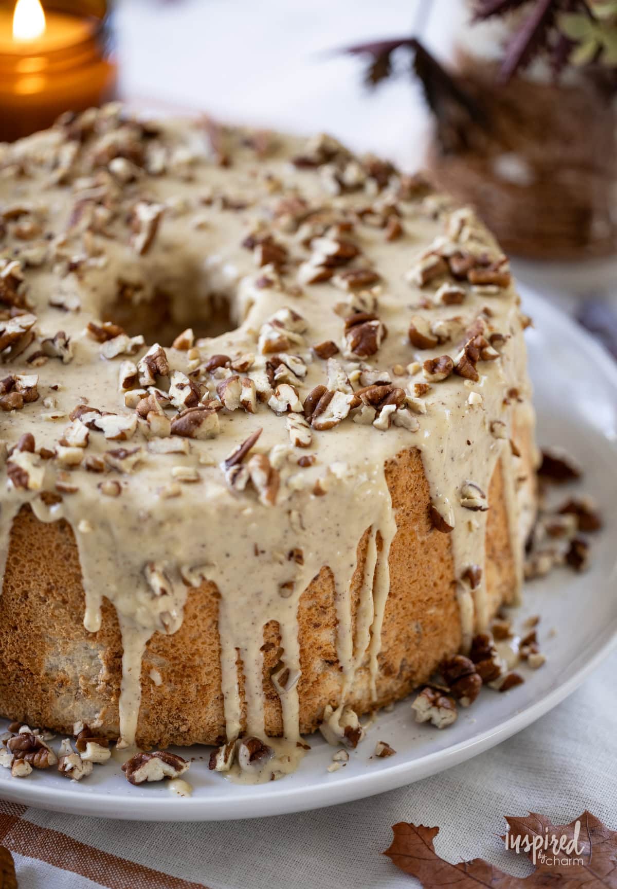 Butter Pecan Angel Food Cake