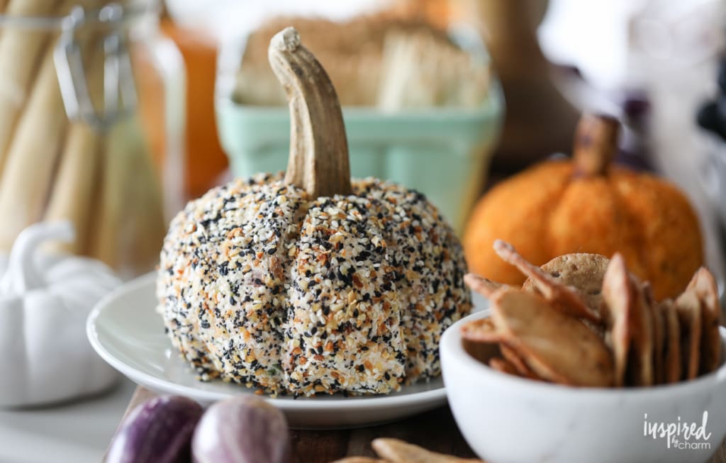 Everything Bagel Cheeseball and Sun-Dried Tomato Cheeseball | Inspired by Charm