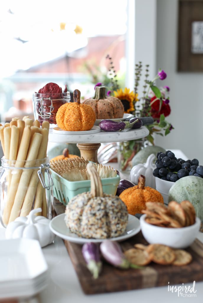 Festive home decor ideas and delicious recipes for Fall Entertaining in the Kitchen | Inspired by Charm