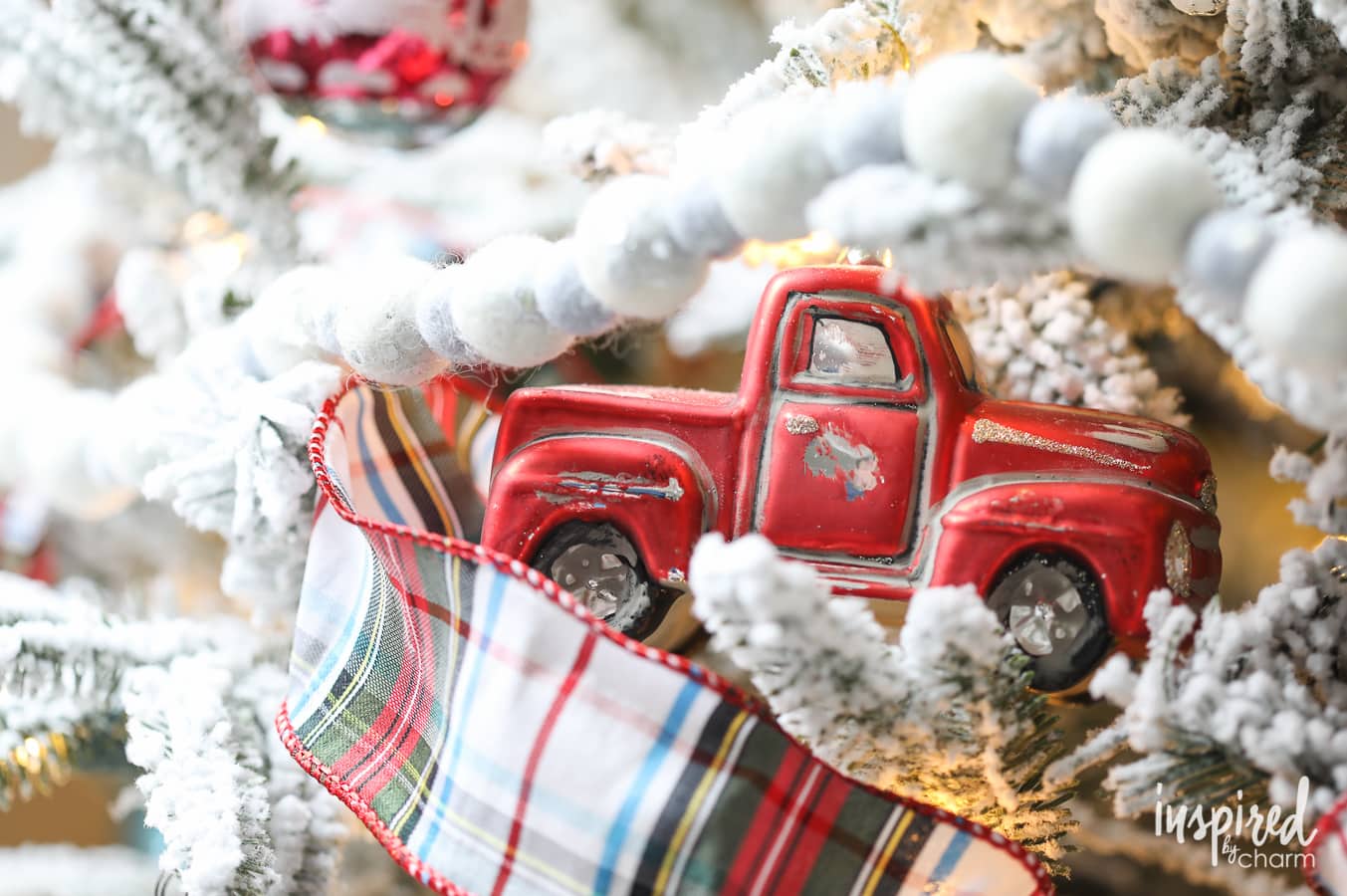 Fun, Festive, and Flocked Christmas Tree