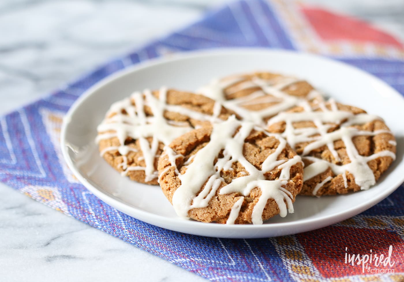 Gingersnaps with Apple Cider Glaze