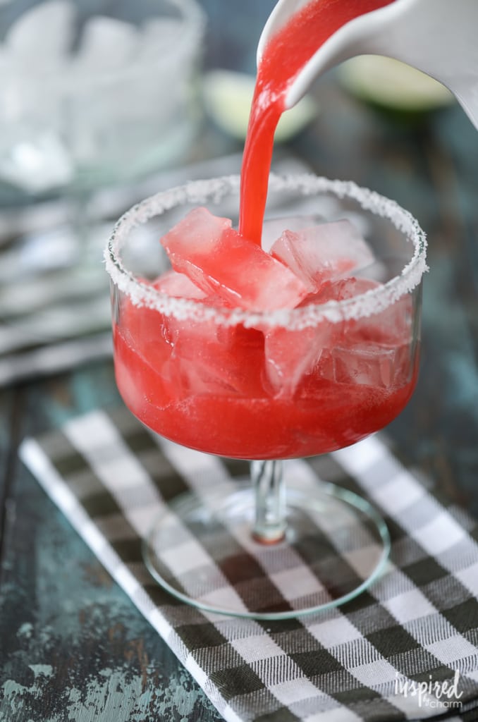 Raspberry Strawberry Margaritas