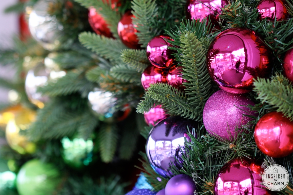 DIY Festive Rainbow Wreath | Inspired by Charm #IBCholidays #12day72ideas