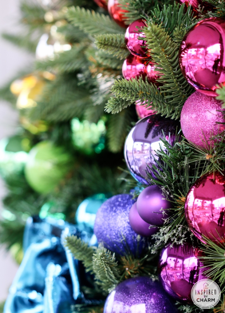 DIY Festive Rainbow Wreath | Inspired by Charm #IBCholidays #12day72ideas