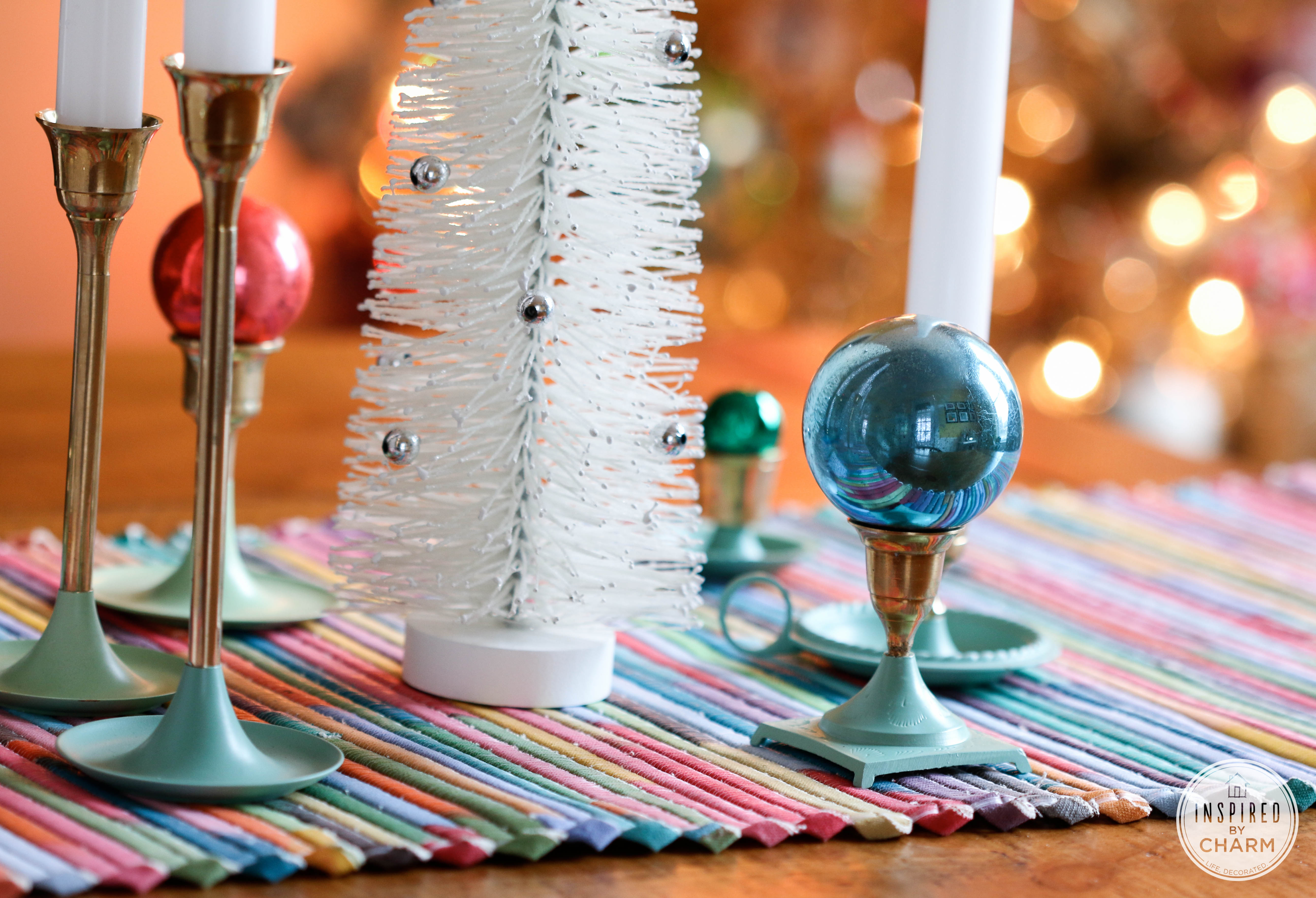 Colorful Christmas Centerpiece