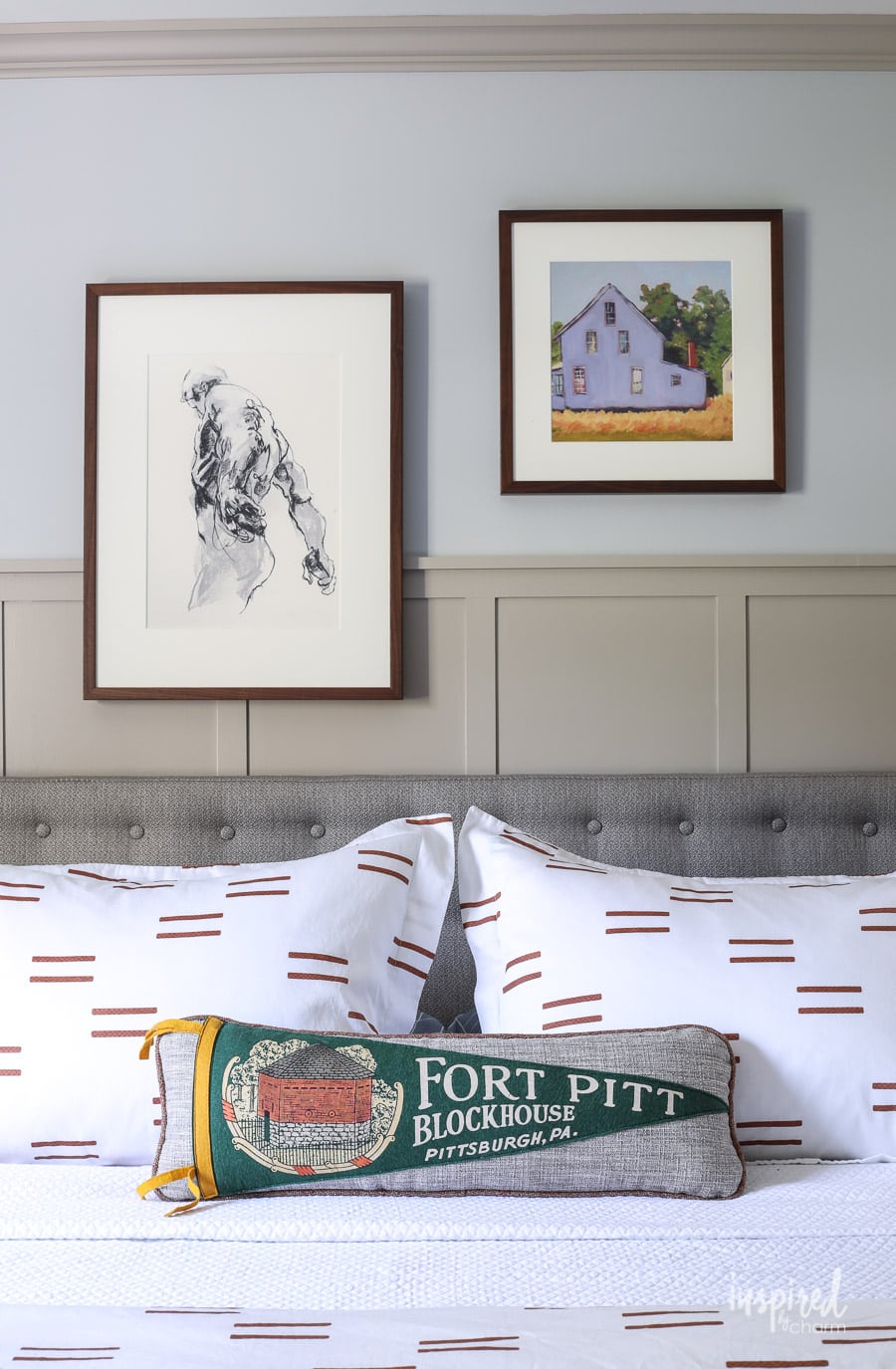 North Star undertones - a blue paint with gray undertones