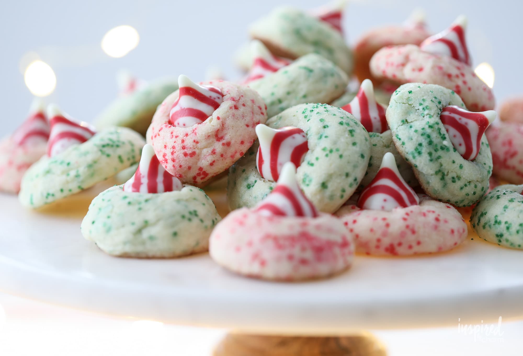 Peppermint Kiss Christmas Cookies #peppermint #blossom #peppermintkiss #christmas #holiday #cookie #recipe
