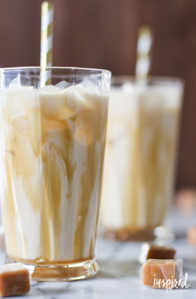 Salted Caramel White Russians | inspiredbycharm.com