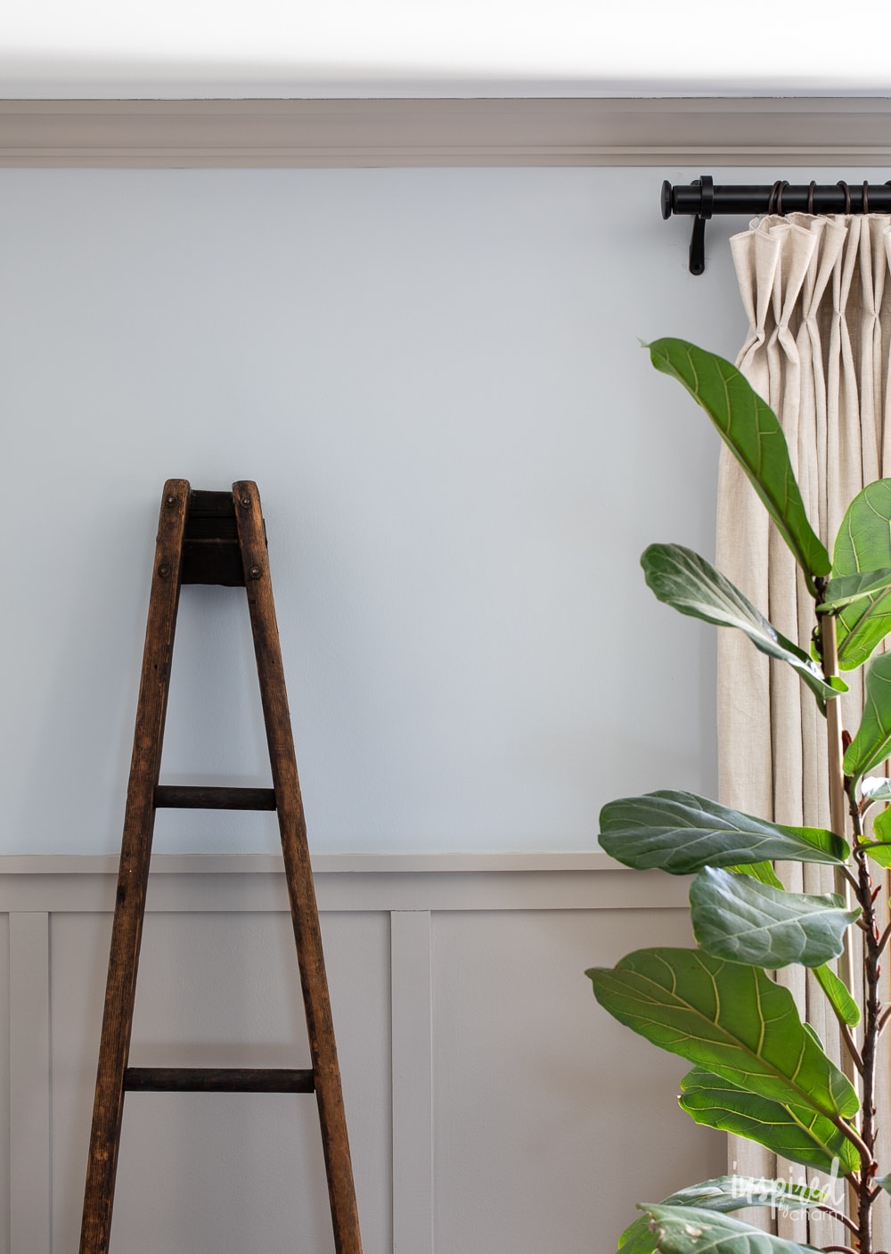 Sherwin-Williams North Star on bedroom wall