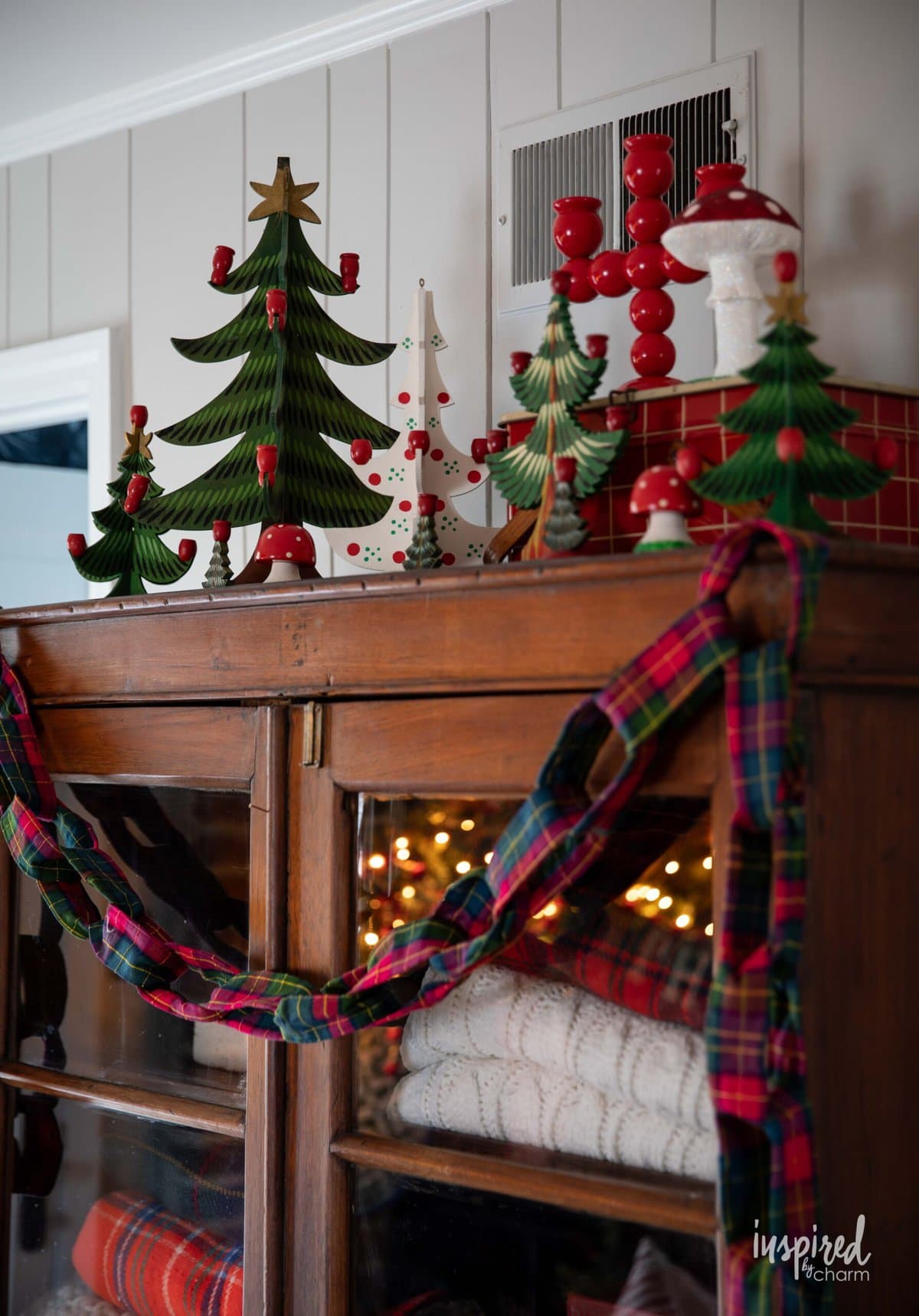 vintage Swedish christmas tree candle holders. 