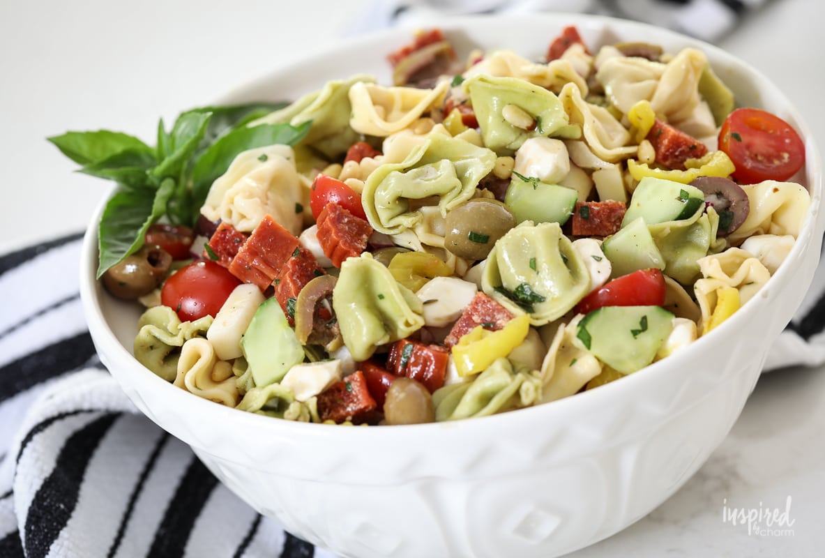 How to Make Delicious Tortellini Pasta Salad #tortellini #pasta #salad #pasta #pastasalad #recipe #sidedish