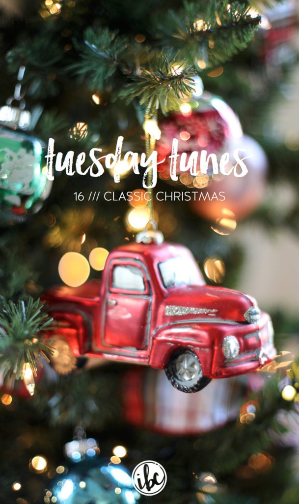 Classic Christmas Music Playlist from Tuesday Tunes pin