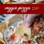 Veggie Pizza Dip